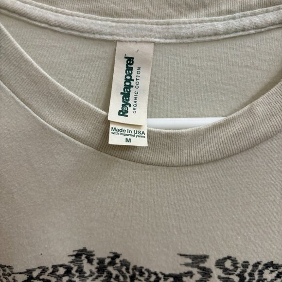 The Backseat Lovers Merch Tom's Tee Tom Mop Beige Graphic Made in USA Organic M - Picture 4 of 9